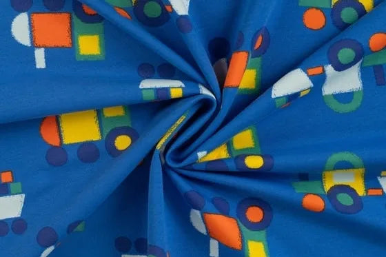 Zomer Slaapzak treintjes kort met slotje