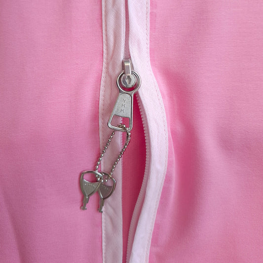 Zomer Slaapzak Roze kort met slotje