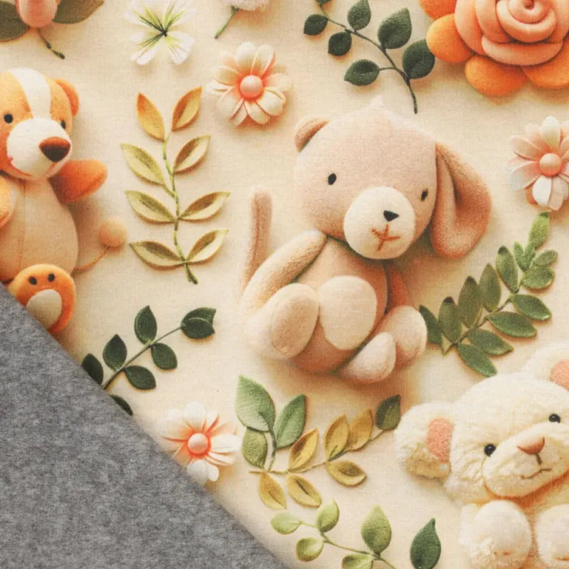 Jogging Sleep Sack 3D Bears short + lock