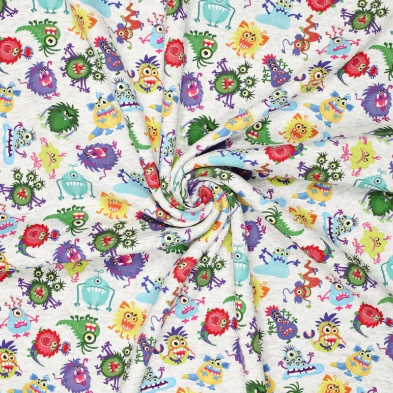 Jogging Slaapzak Monstertjes lang + slotje