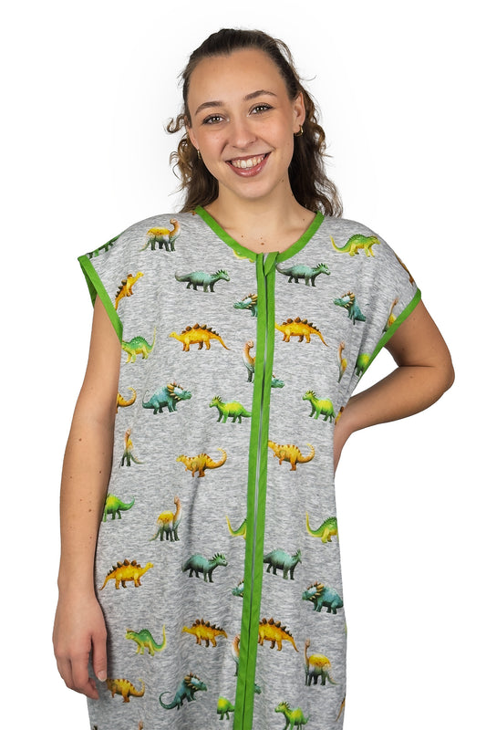 Jogging Slaapzak Dino kort + slotje