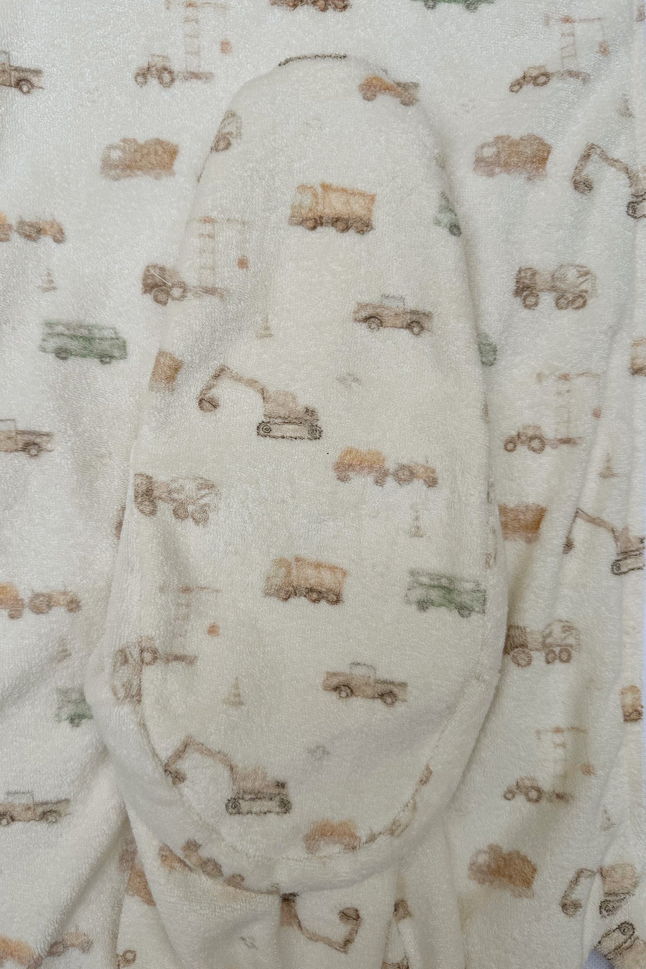 Terry Bamboo pajama car with zipper to foot
