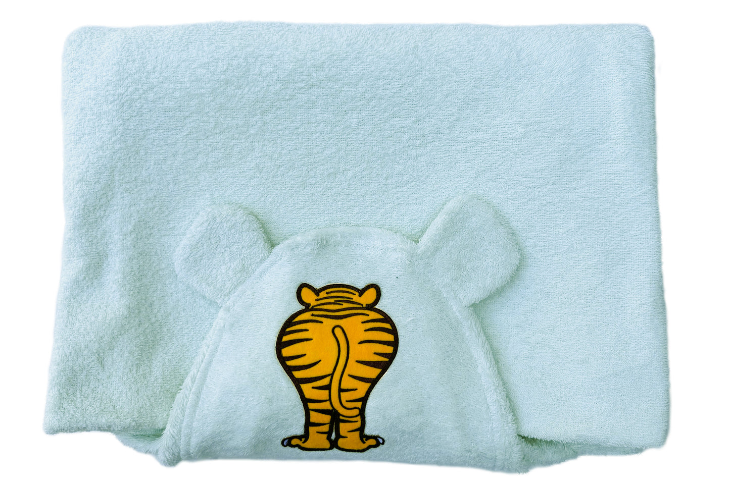 Bath cape Mint tiger