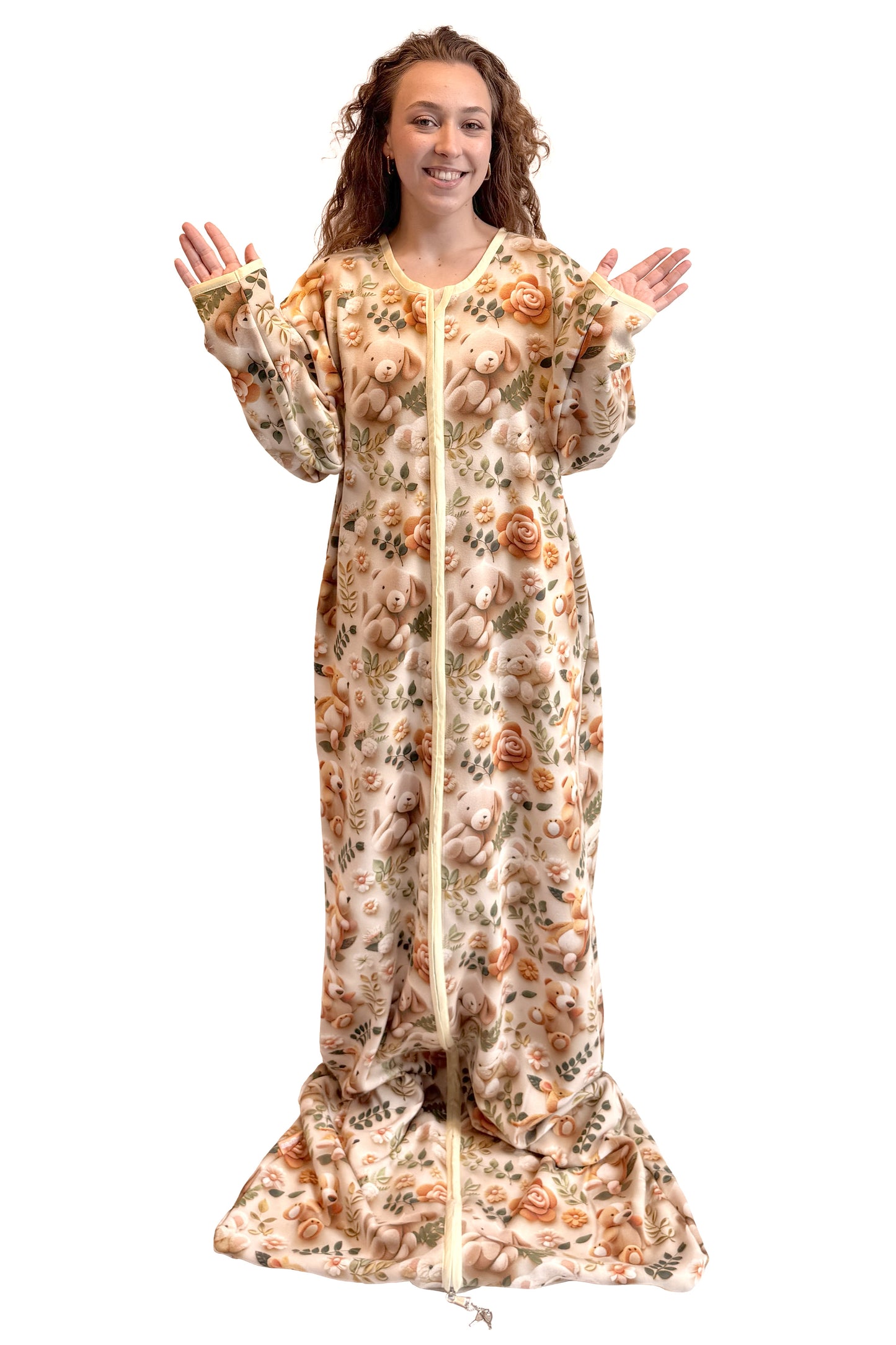 Jogging Sleep Sack 3D Bears long + lock