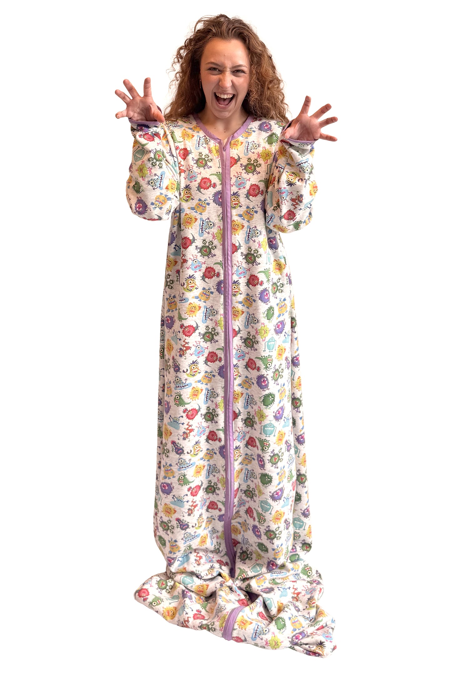 Jogging Sleep Sack Monsters long + lock