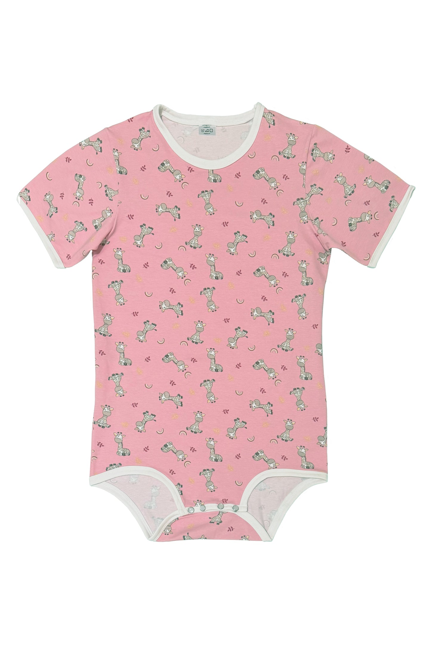 Romper Pink Giraffe