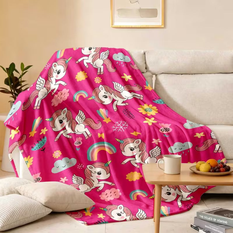 Unicorn blanket large