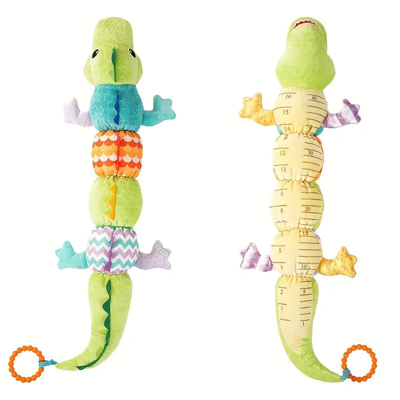 Activiteiten knuffel groene krokodil