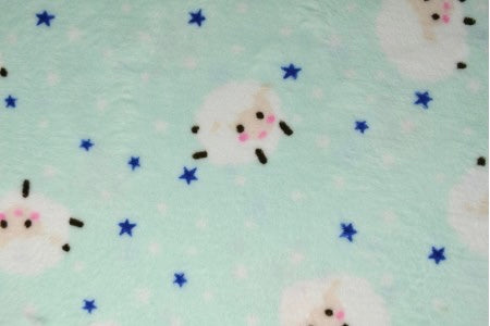 Maxi Knuffeldoek schaap baby blauw