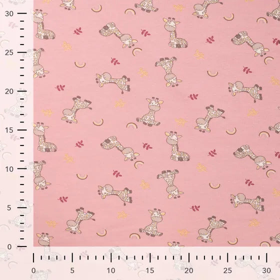 Zomer slaapzak giraffe korte mouwen