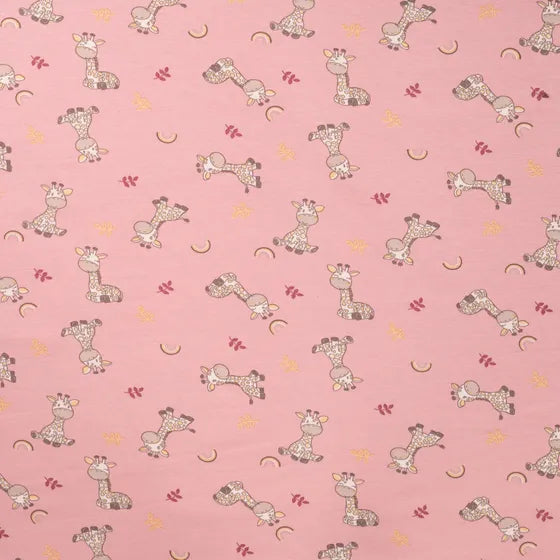 Zomer slaapzak giraffe korte mouwen