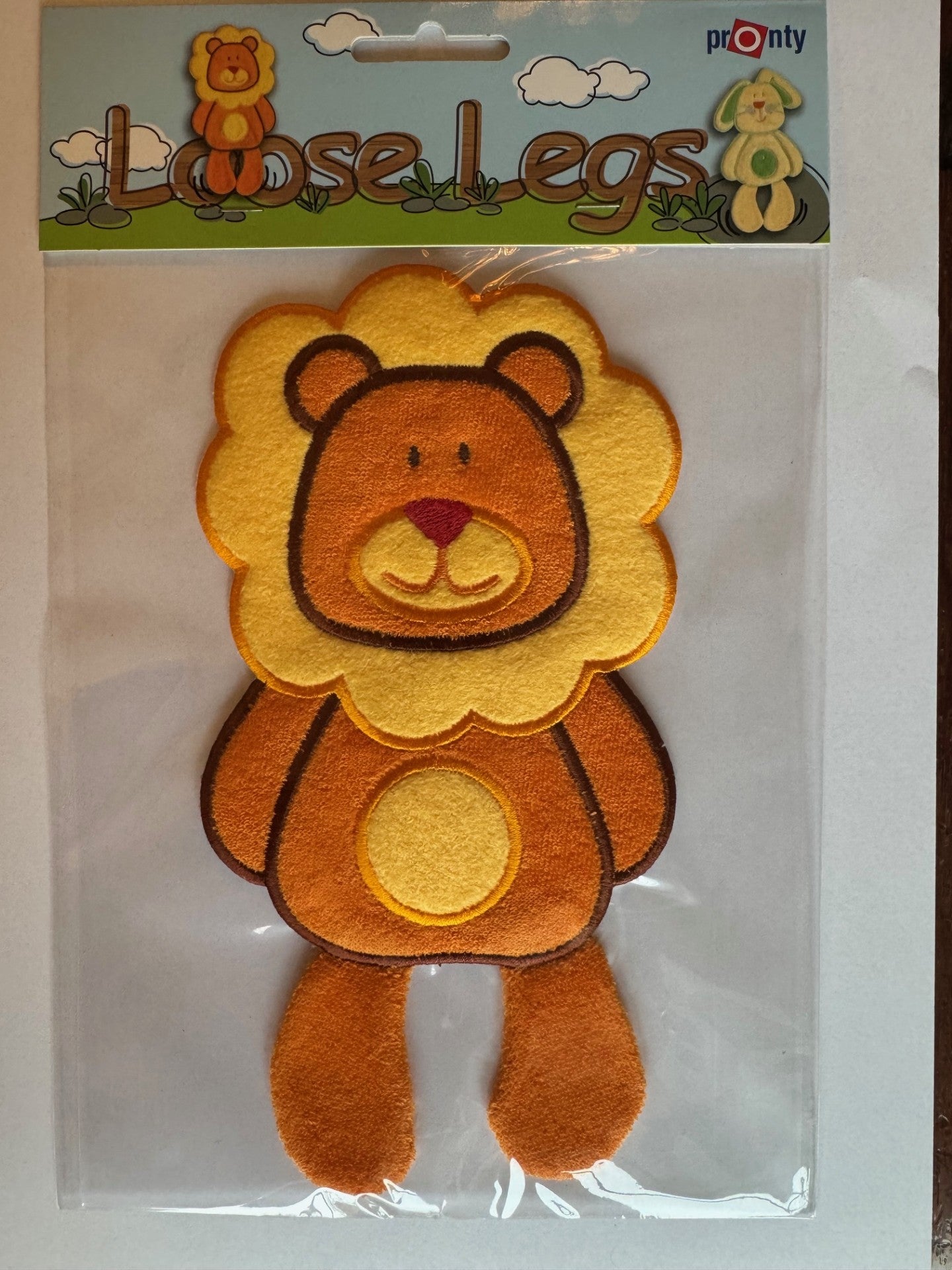 Strijkapplicatie leeuw