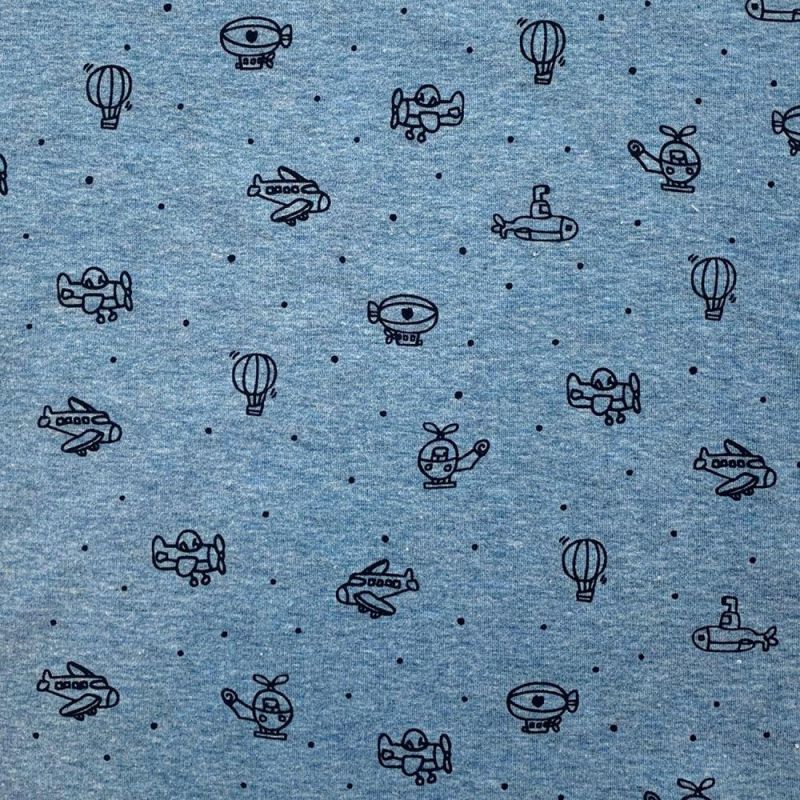 Jogging Sleep Sack Airplanes blue