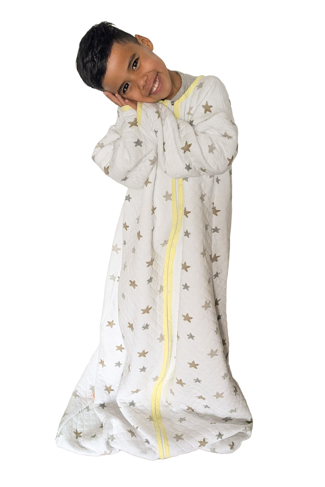 Summer Children's Sleep Sack Golden Stars Long