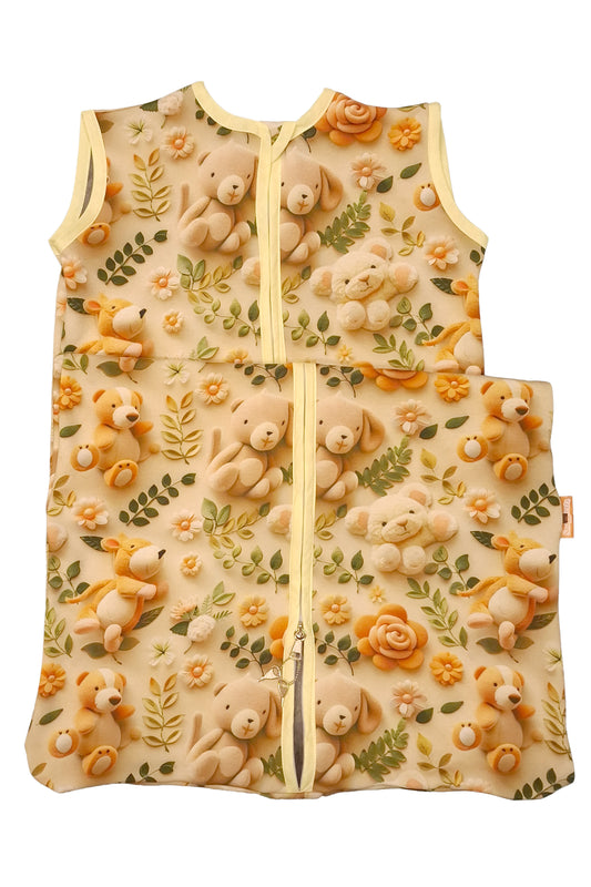 Children's Sleeping Bag Jogging Bears 3D short