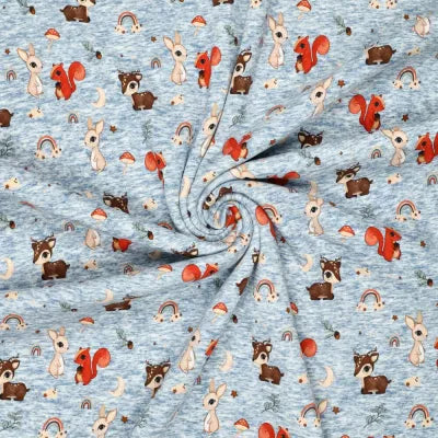 Jogging Slaapzak hertjes lang + slotje