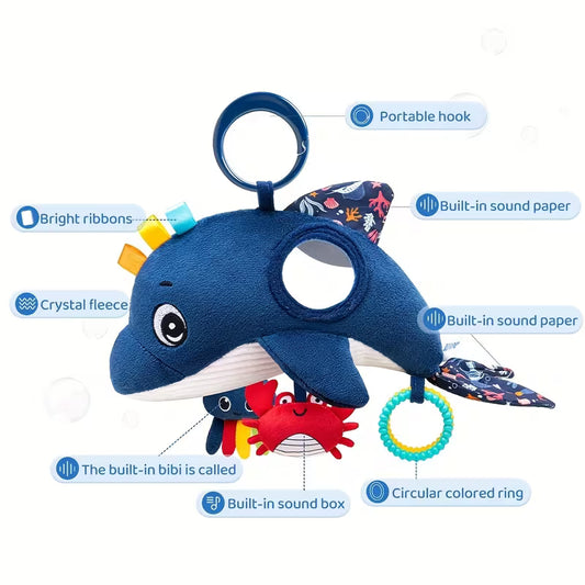 Activities cuddly whale with mirror