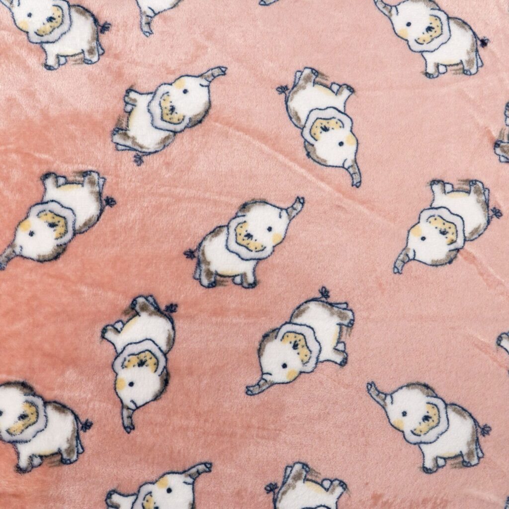 Maxi Cuddle Cloth Baby Elephant Pink
