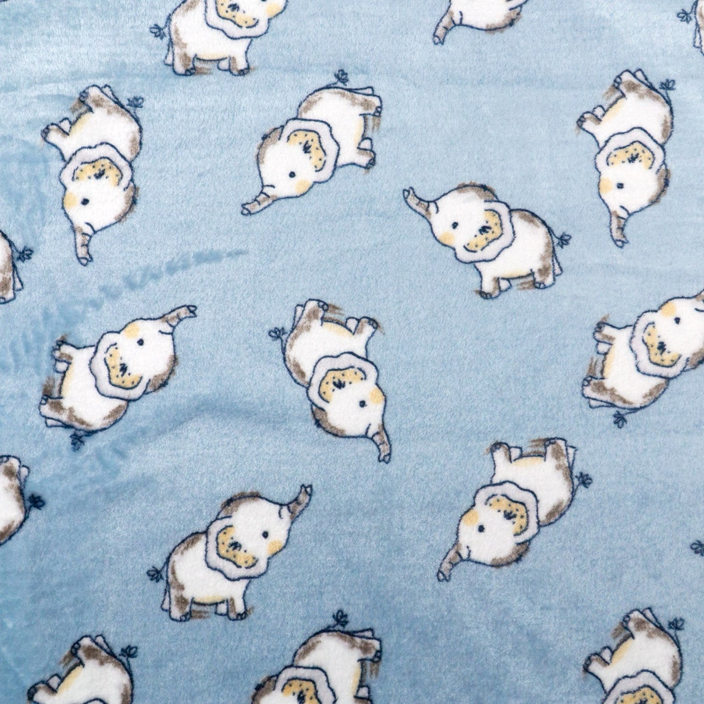 Maxi Knuffeldoek baby olifant blauw