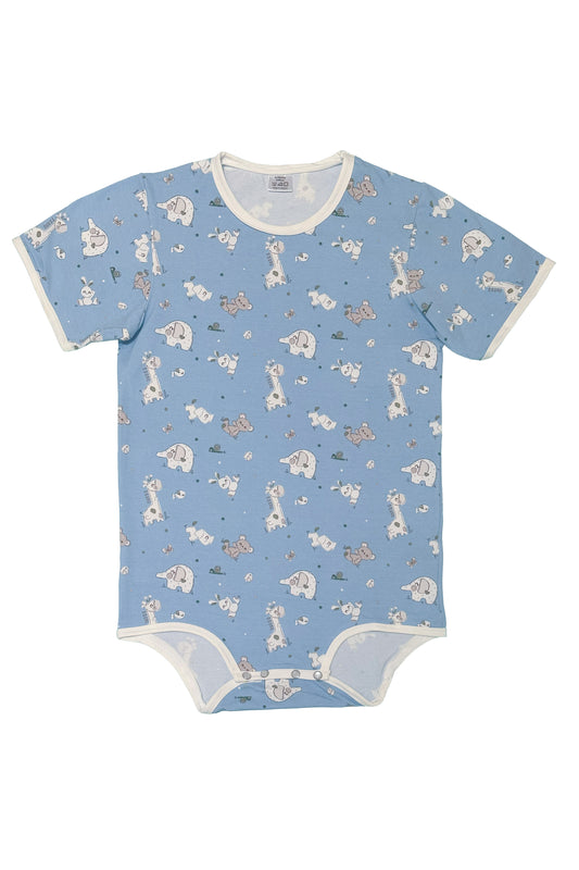 Romper Blue Elephant