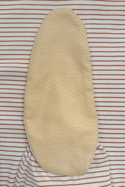 Ribbed Pajamas Stripes with feet