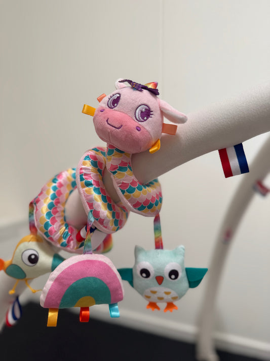 Activiteiten spiraal knuffel eenhoorn