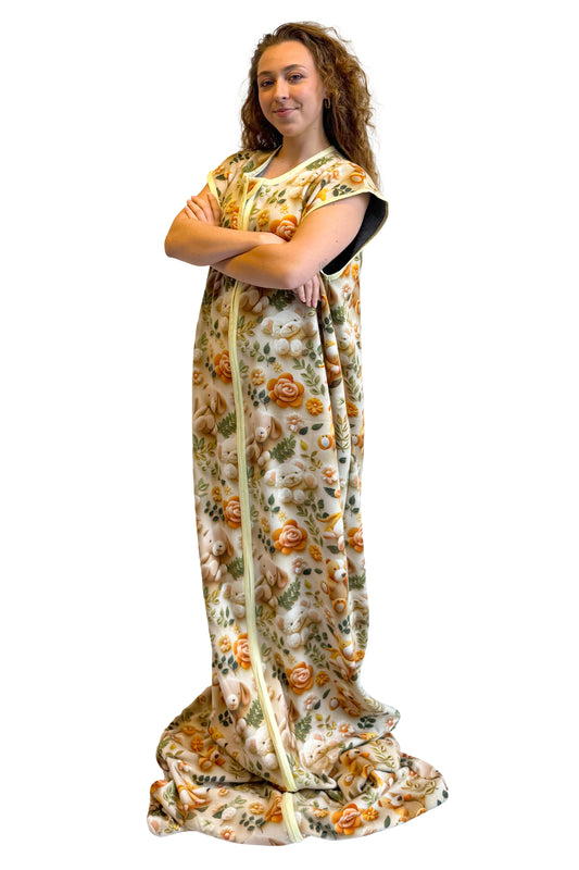 Jogging Sleep Sack 3D Bears short + lock