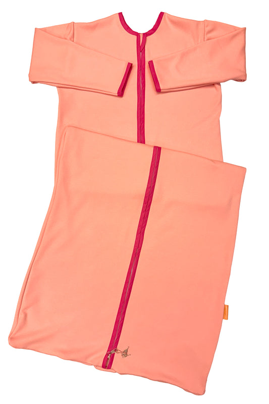 Children's sleeping bag Pink long sleeves