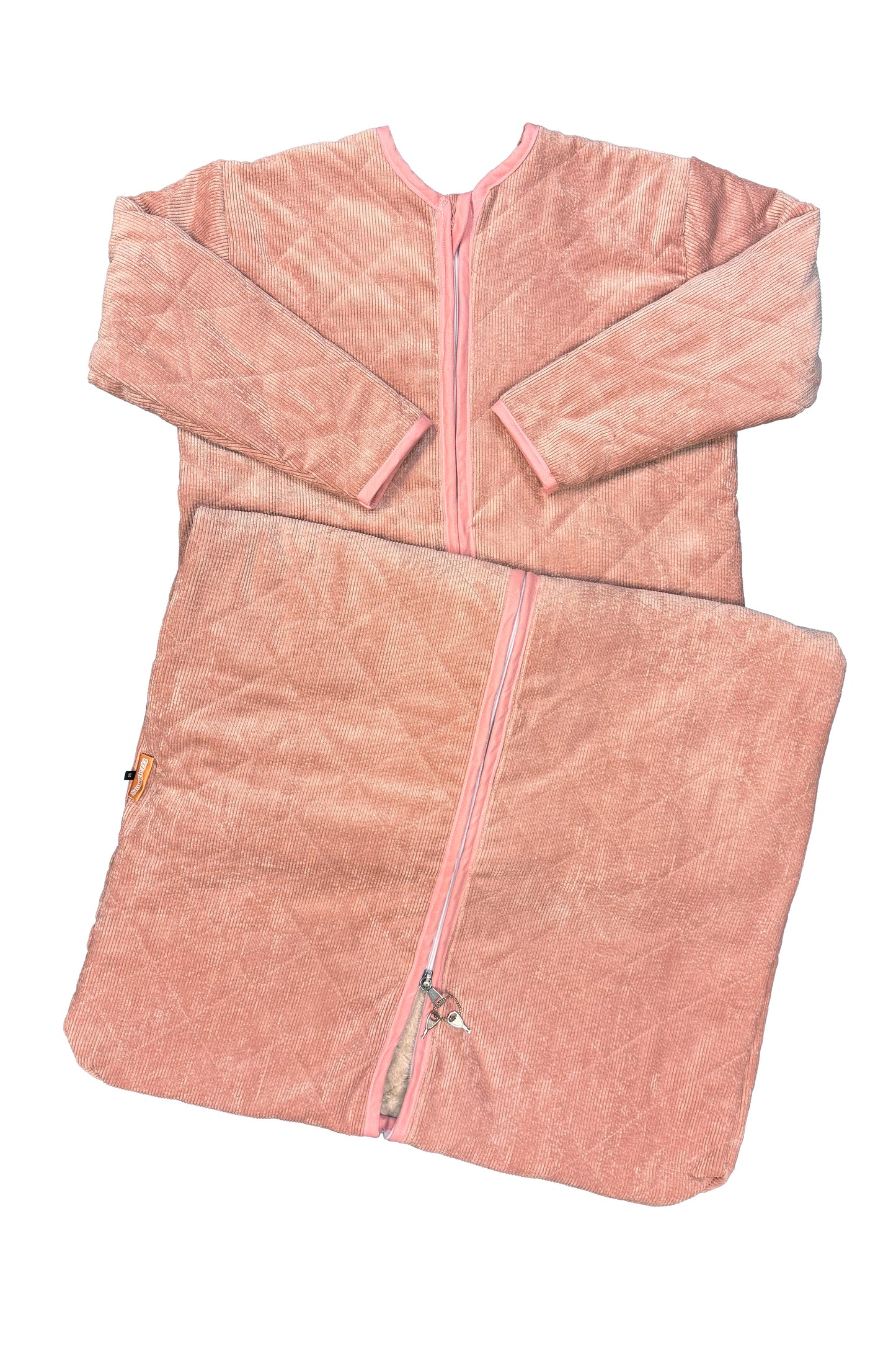 Kinderslaapzak Doorgestikte Stof Roze lang