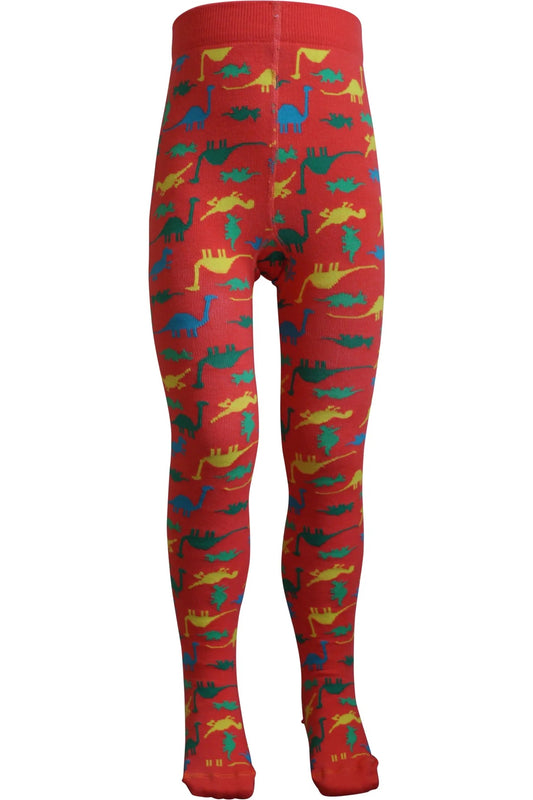 Children's tights with Dino print (5-8 years)