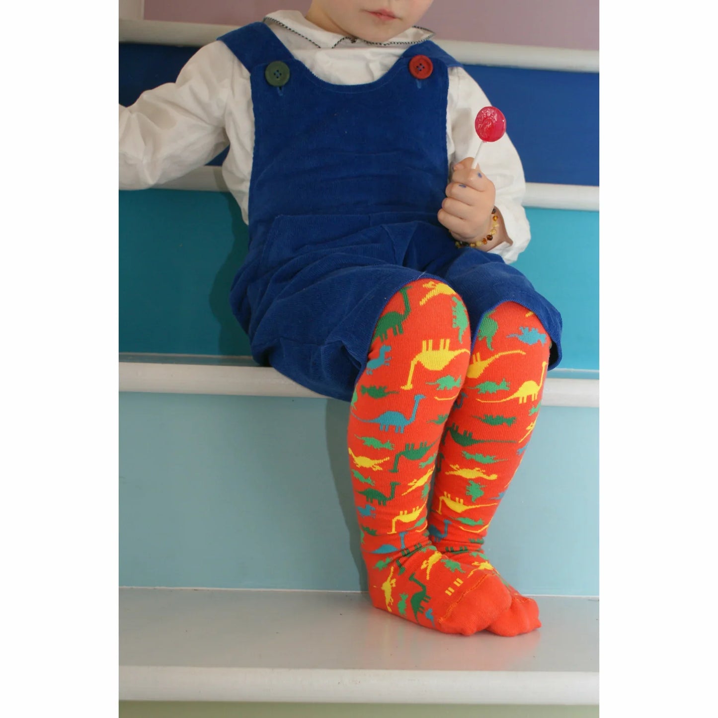 Kindermaillot met Dino print (5-8 jaar)
