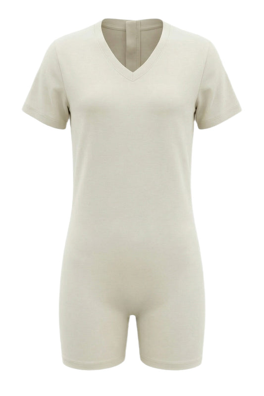 Romer Bamboo Cream with short legs and zipper on the back