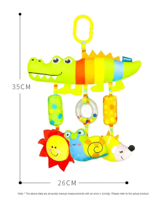 Activiteiten knuffel regenboog krokodil