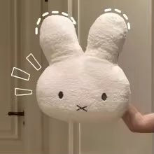 Bunny cushion for play gym