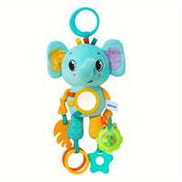 Activiteiten knuffel olifant met spiegel