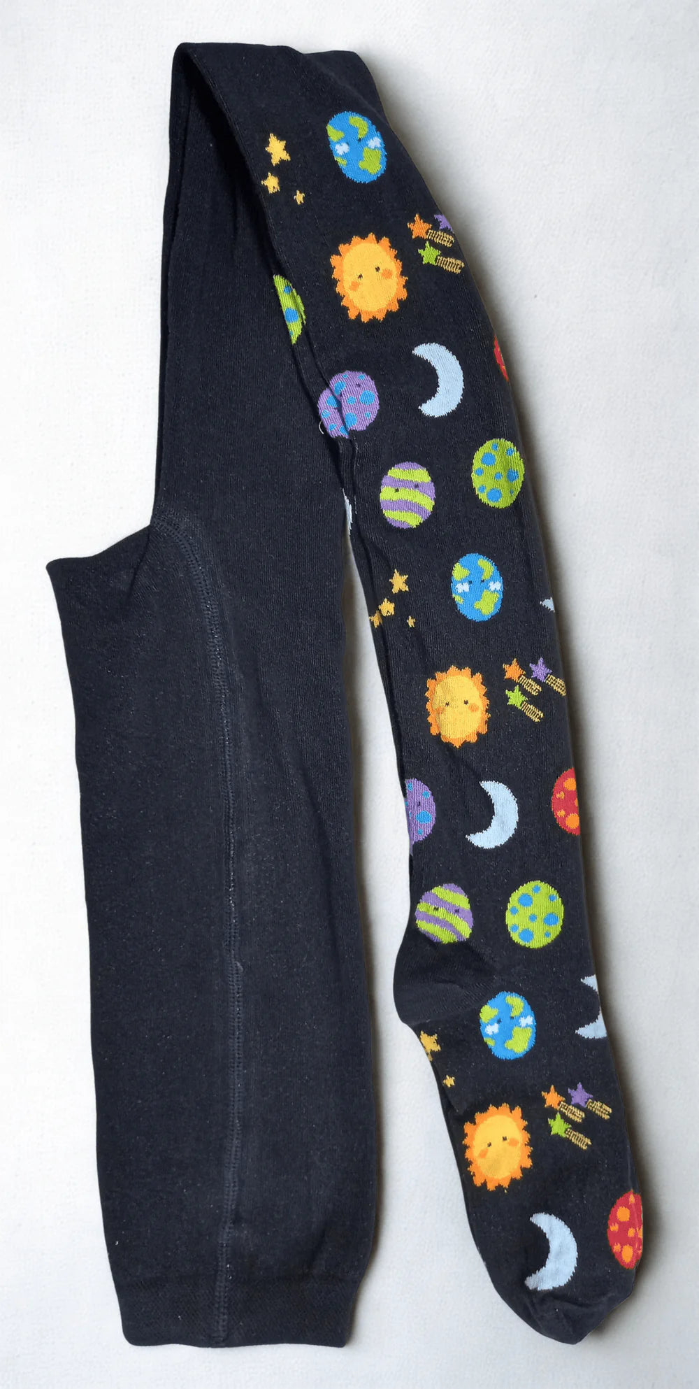 Tights with planet print size M-XL