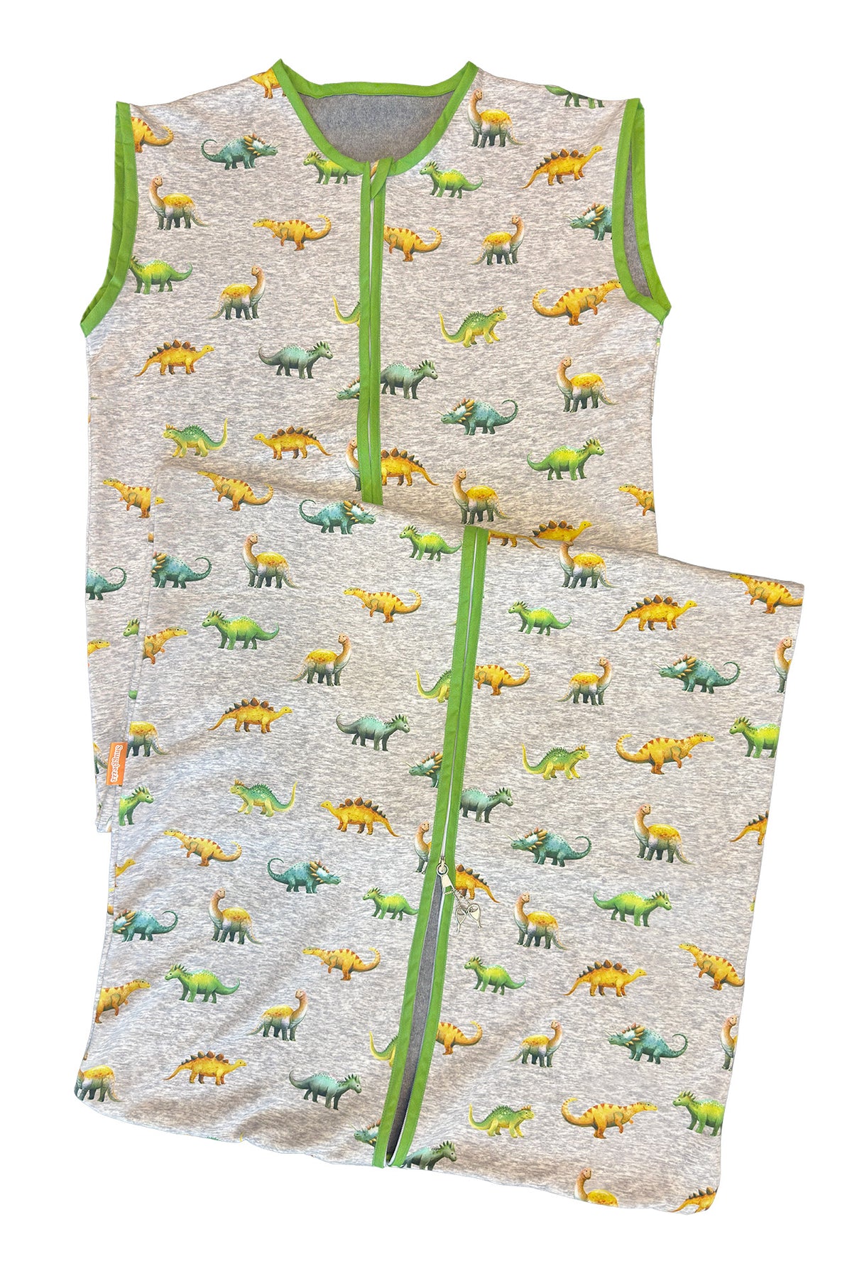 Jogging Slaapzak Dino kort + slotje
