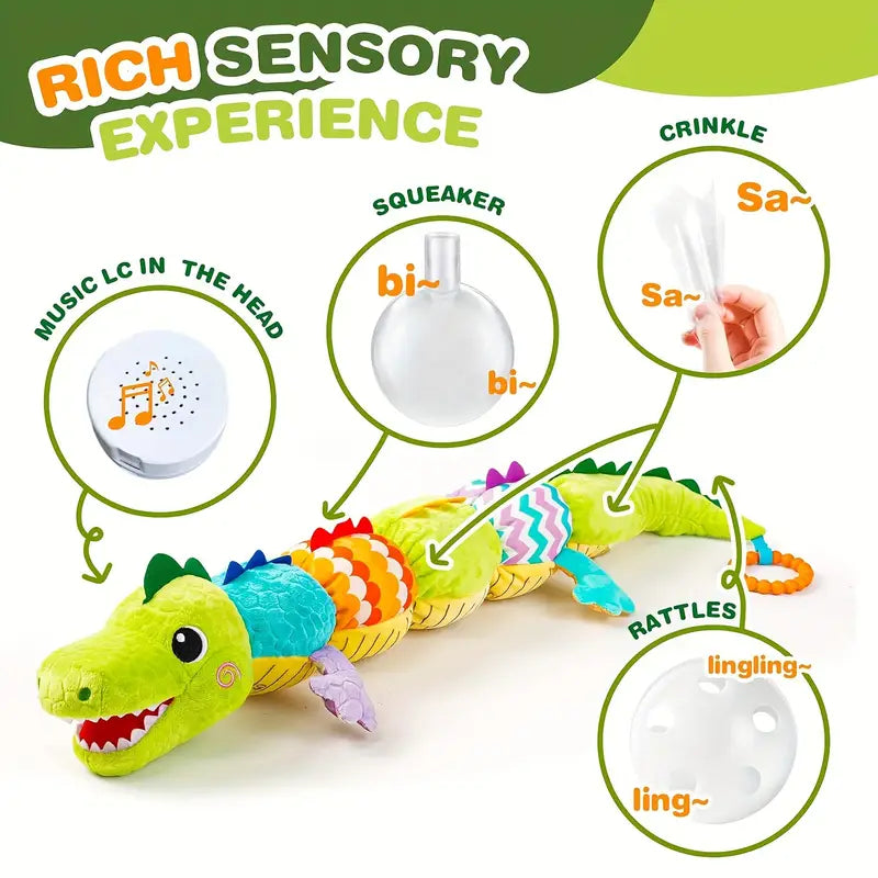 Activities cuddly green crocodile