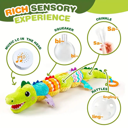 Activities cuddly green crocodile