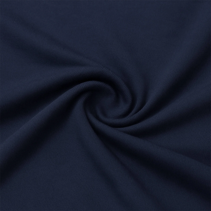 Romper Bamboe donker blauw met pijpjes en rits op de rug