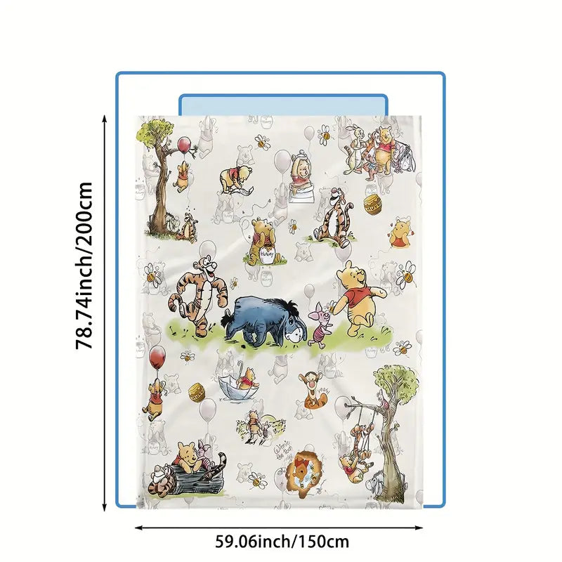 Winnie the Pooh Fleece Blanket – Soft, Warm & Cuddly