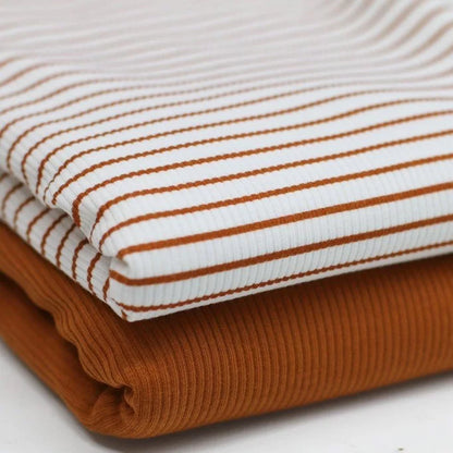 Ribbed Pajamas Stripes with feet