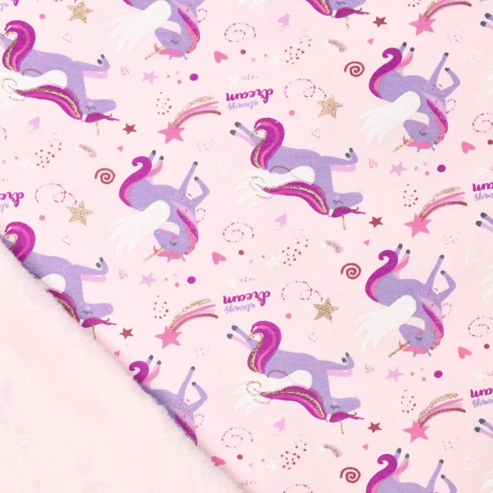 Jogging Sleeping bag unicorn long with lock