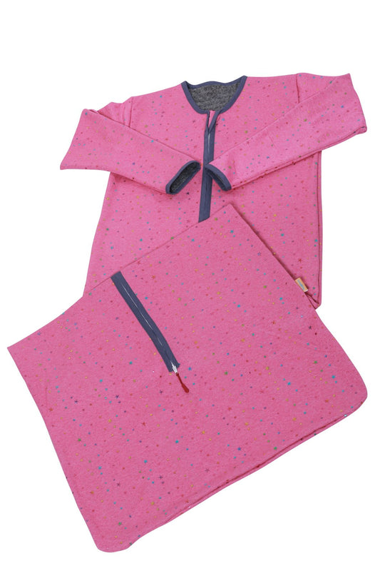 Slaapzak roze twinkle
